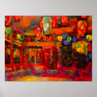Bar Olympia, 1928 colorful fine art painting