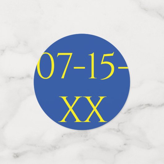 Bar or Bat Mitzvah Confetti Groovy Blume Konfetti (Klein Vorderseite)