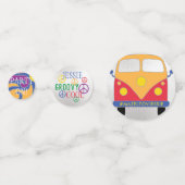 Bar or Bat Mitzvah Confetti Hippie Style Konfetti (Rückseiten)