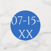 Bar or Bat Mitzvah Confetti Stil der 1960er Jahre Konfetti (Klein Vorderseite)