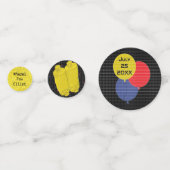 Bar or Bat Mitzvah GAME ON Confetti Konfetti (Rückseiten)