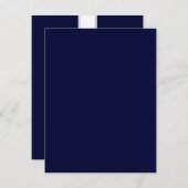 Bar or Bat Mitzvah Replik Cards {Dark Blue} RSVP Karte (Vorne/Hinten)