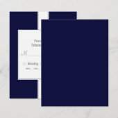 Bar or Bat Mitzvah Reply Cards RSVP Karte (Vorne/Hinten)