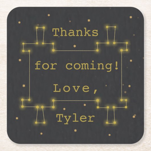 Bar or Bat Mitzvah Space Torah Rechteckiger Pappuntersetzer (Vorderseite)