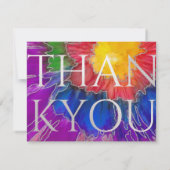 Bar or Bat Mitzvah Vielen Dank für Ihre eleganten, Dankeskarte (Rückseite)