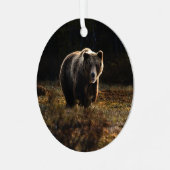 Bär Ornament Aus Metall (Vorderseite links)