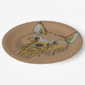 Bär Pappteller (Schrägansicht)