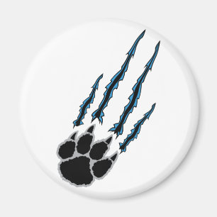 Bar Paw Rip Magnet