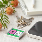 Bar Periodenschlüsselring Schlüsselanhänger (Seite)