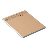 Bar Personalize Notizblock (angewinkelt)