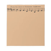 Bar Personalize Notizblock (Vorderseite)