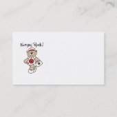 Bär pflegt Felsen-T - Shirts und Geschenke Visitenkarte (Rückseite)