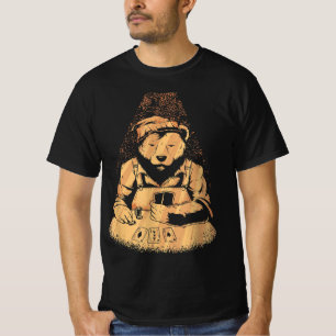 Bär-Poker-Spieler spielt Karten Glücksspieler T-Shirt