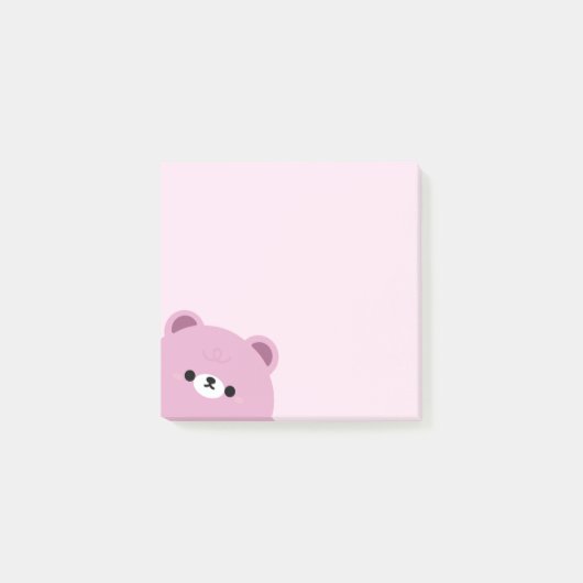 Bär Post-it Klebezettel (Vorderseite)