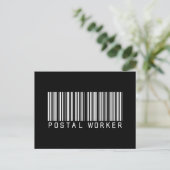 Bar Postarbeiter Postkarte (Stehend Vorderseite)