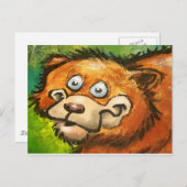 Bär Postkarte (Vorne/Hinten)