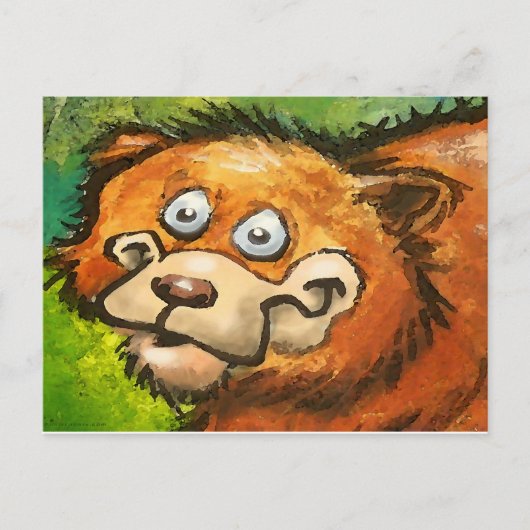 Bär Postkarte (Vorderseite)