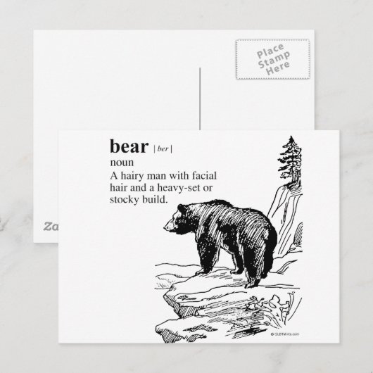 BAR POSTKARTE (Vorne/Hinten)