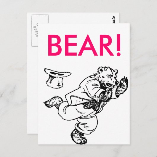 Bär! Postkarte (Vorne/Hinten)