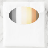 BAR PRIDE 3D FARBEN OVALER AUFKLEBER (Tasche)