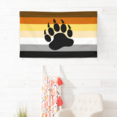 Bär-Pride-Flagge Banner (Insitu)