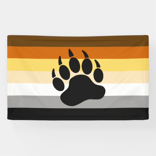Bär-Pride-Flagge Banner (Horizontal)