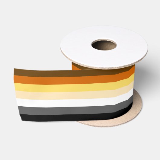 Bär Pride Flagge Bär Pride Farben Satinband (Spule)