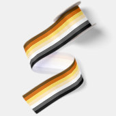 Bär Pride Flagge Bär Pride Farben Satinband (Rückseite)
