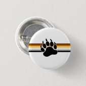 Bär-Pride-Flagge Button (Vorne & Hinten)