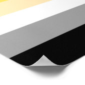 Bär Pride Flagge Poster (Ecke)