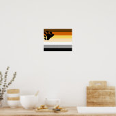 Bär Pride Flagge Poster (Küche)