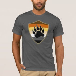 Bär Pride Schild Bärenpfote - T-Shirt