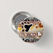Bär Pride Squiggle Knopf Button (Vorne & Hinten)