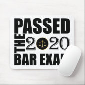 Bar-Prüfung 2020 bestanden Mousepad (Mit Mouse)