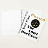 Bar-Prüfung bestanden (Staat und Jahr anpassen) Planer (Anzeige)