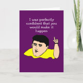 Bar-Prüfungskarte bestanden Karte (Vorderseite)