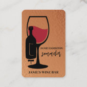 Bar QR-Code-Scannable Visitenkarte (Vorderseite)