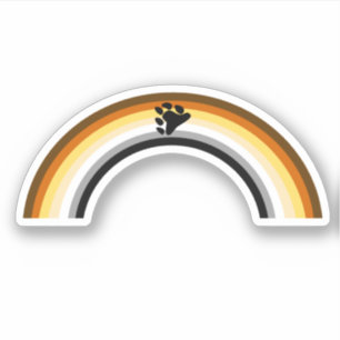 Bär Regenbogen Aufkleber