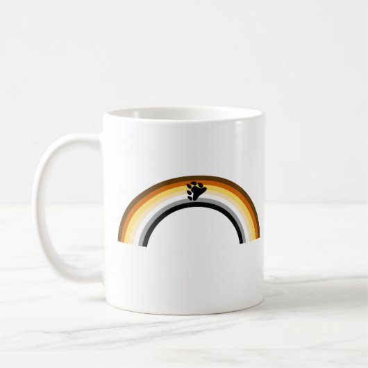 Bär Regenbogen Kaffeetasse (Links)