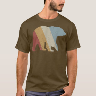 Bär Retro-Stil Vintage 284 T-Shirt