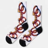 BÄR-RINGE Crew Socken (Linkes Detail)