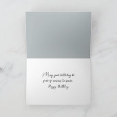 Bär Roasting a Marshmallow über Campfire Karte (Innenseite)