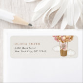 Bär, rosa Balloons, Heißluftballon, Babydusche (Insitu)