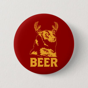 Bär + Rotwild = Bier Button