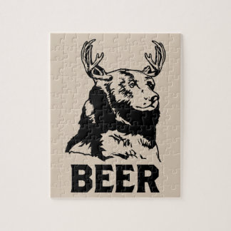 Bär + Rotwild = Bier Puzzle