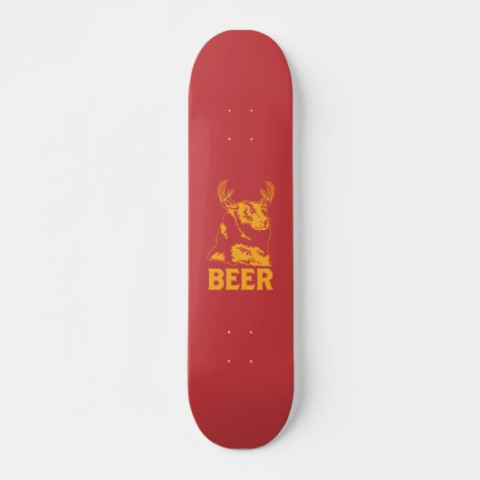 Bär + Rotwild = Bier Skateboard (Vorne)