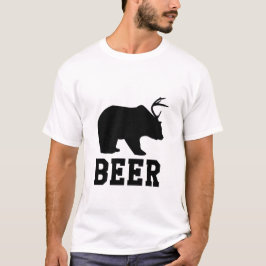 Bär + Rotwild = Bier T-Shirt