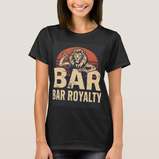 Bar Royalty Lioness Bartender Shirt (Vorderseite)