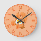Bär Runde Wanduhr (Vorderseite)