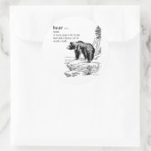 BAR RUNDER AUFKLEBER (Tasche)